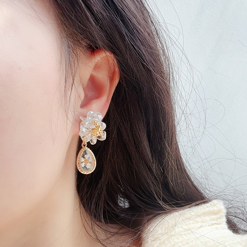 Flora Water Drop Earrings