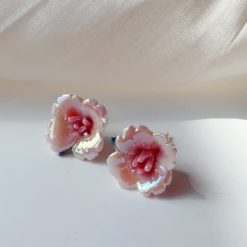 Ceramic Flower Earrings