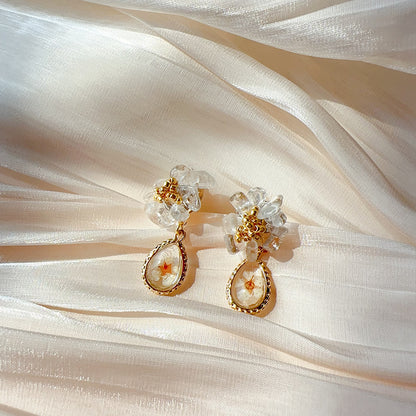 Flora Water Drop Earrings