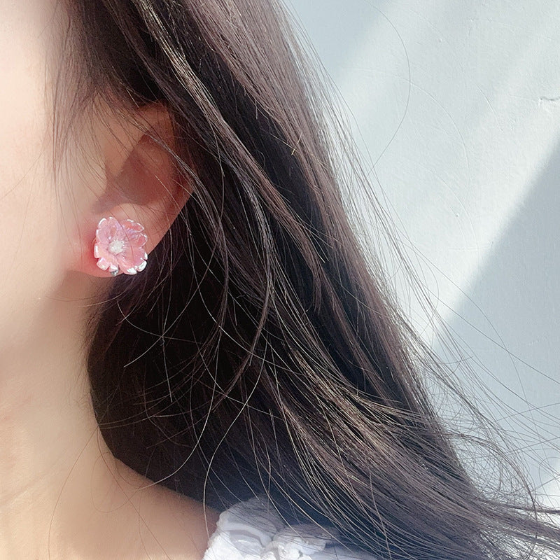 Ceramic Flower Earrings