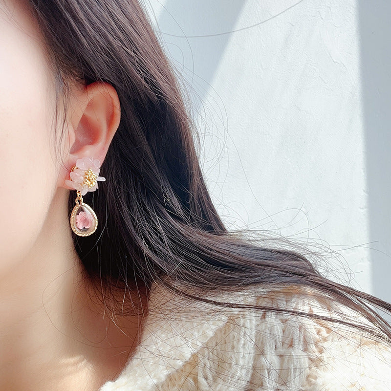 Flora Water Drop Earrings