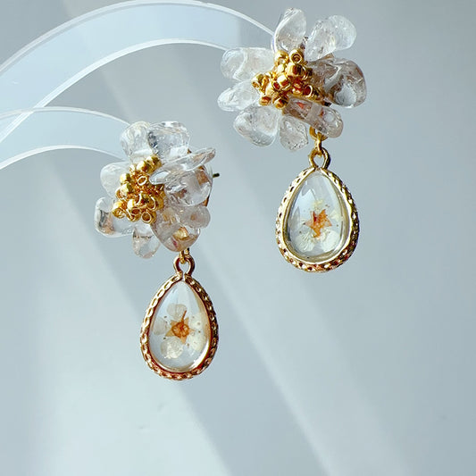 Flora Water Drop Earrings